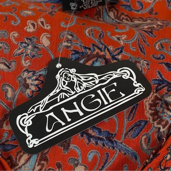 NEW ANGIE Boho MIXED PATTERN
PAISLEY KIMONO DUSTER Size M - Picture 12 of 13